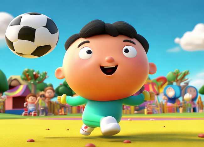 儿童动画踢球故事（儿童动画小宝踢球）