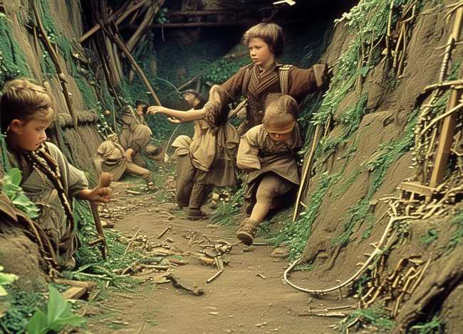 儿童地道战电影完整版免费；儿童地道战版图插图