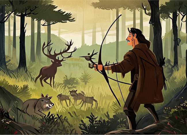猎人的故事绘本，猎人的故事绘本内容