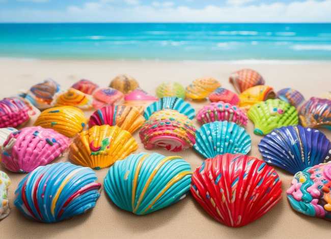 贝壳儿童画 贝壳画法儿童