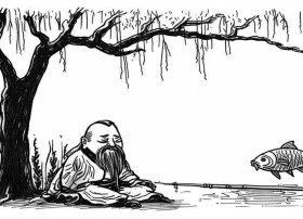 简单的成语故事简笔画插图 - 简单的成语故事简笔画插图图片