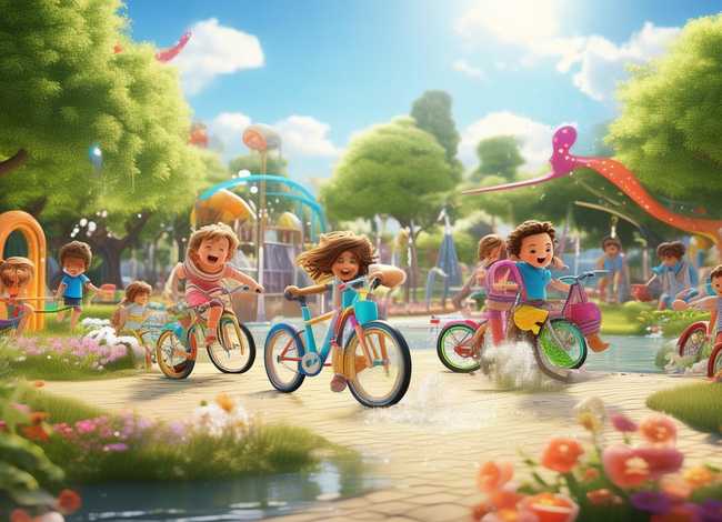 关于儿童的公园 - 关于儿童公园的赞美词