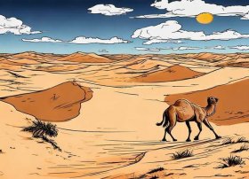 撒哈拉的故事图片（撒哈拉的故事图片简笔画）