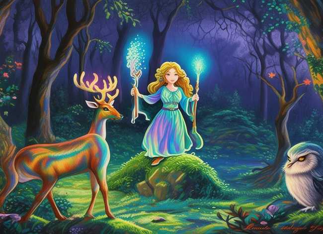 童话故事绘画 童话为主题的绘画作品