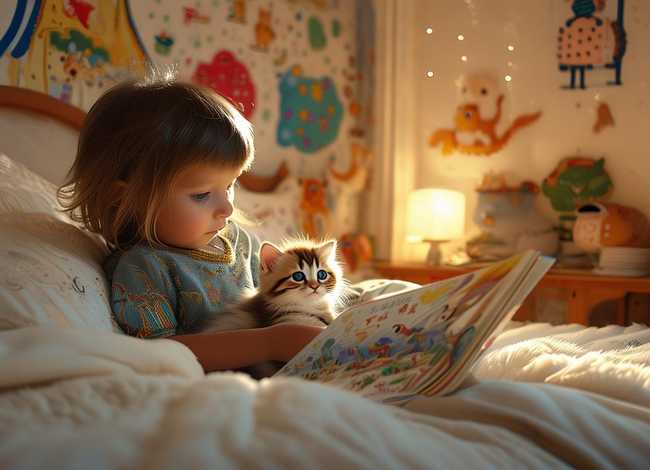 小猫咪的故事儿童睡前故事（少儿睡前小猫的故事）