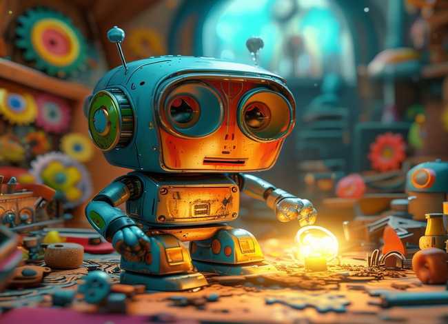 儿童故事机器人的秘密、幼儿机器人的故事