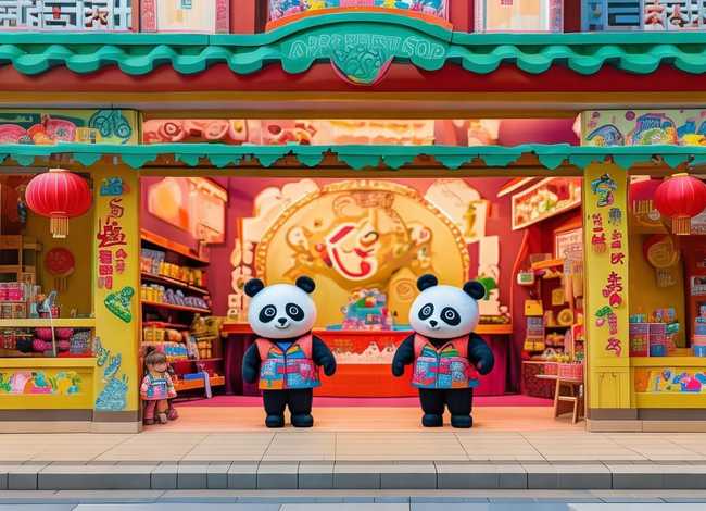 熊猫商店儿童故事；熊猫百货商店故事表演