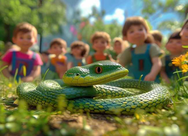 蛇幼儿故事；幼儿园关于蛇的故事