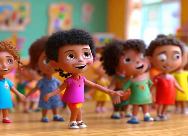 儿童动画排队故事 - 幼儿排队动画片