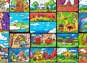 幼儿故事简笔画100张 - 幼儿故事简笔画100张怎么画