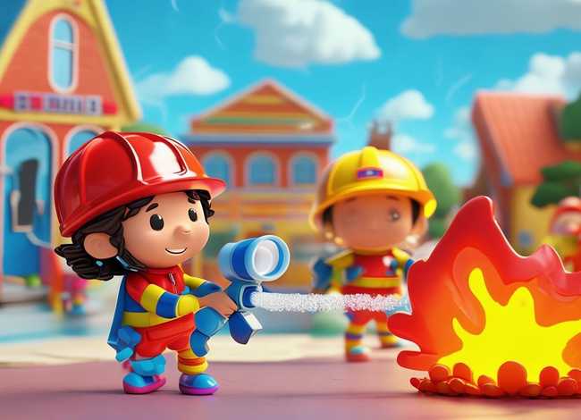 儿童搞笑灭火故事，幼儿园的灭火小故事