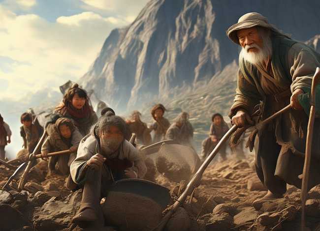 古代神话故事儿童愚公移山（中国古代神话故事愚公移山）