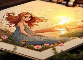 美丽的故事的图片；美丽的故事的图片简笔画