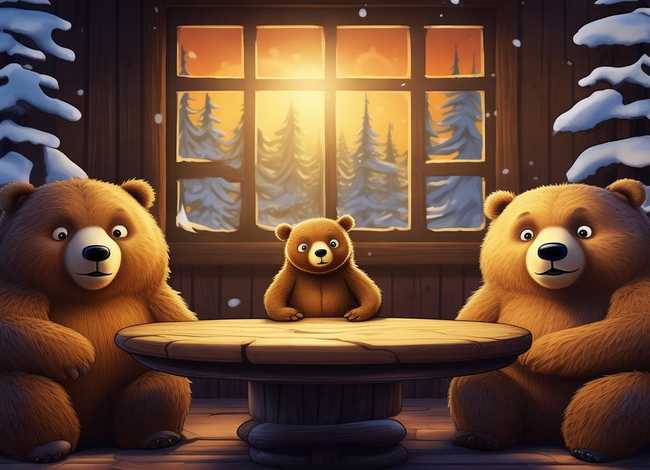 三只熊的简短故事，三只熊的简短故事英文