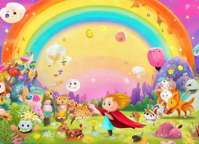 儿童节童话故事图画；儿童节画画图片大全