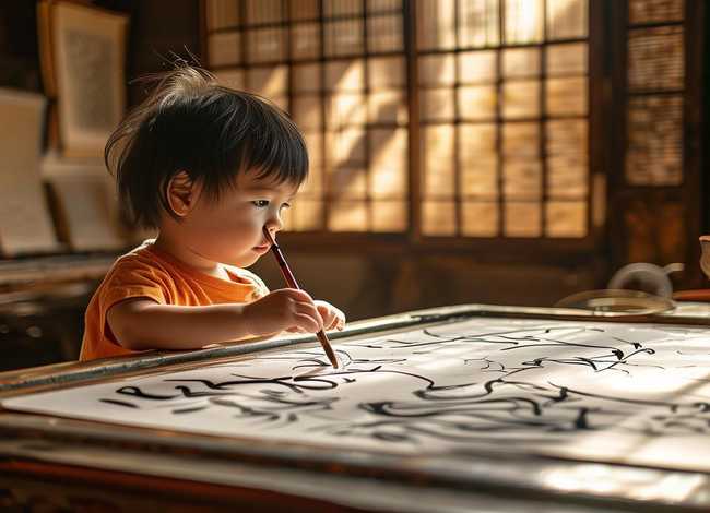 儿童书法家的故事，书法家的书法小故事