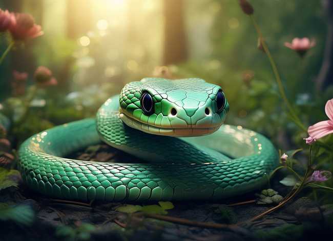 小蛇的故事文字版，小蛇的故事文字版图片