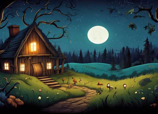 绘本夜晚的故事、绘本夜晚的故事图片