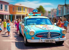 警车的儿童故事 幼儿警车的故事