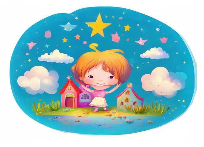 儿童故事配图字小；儿童故事加配图