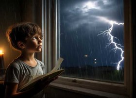 打雷小学生作文（打雷小学生作文300字）