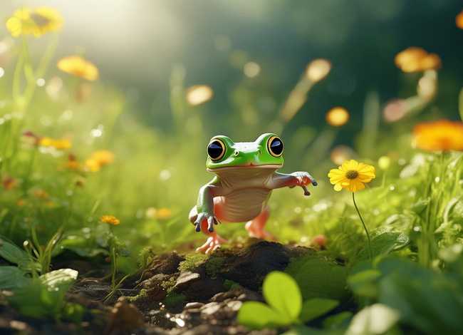 幼儿小青蛙简短小故事 - 幼儿园小班小青蛙主题的故事简短
