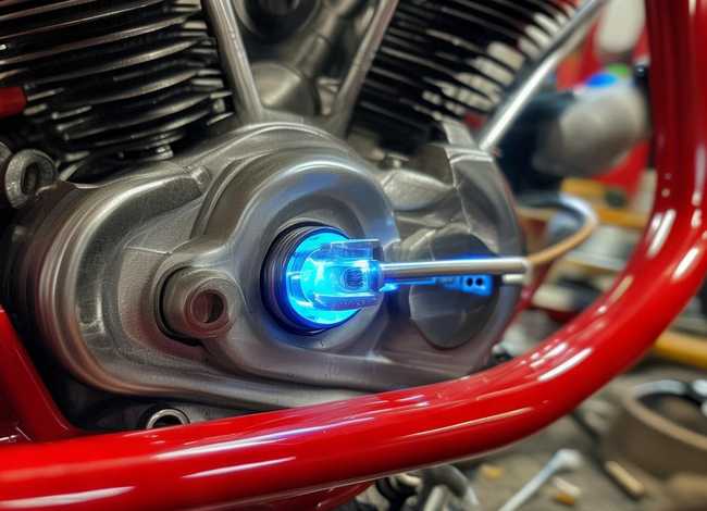 儿童小摩托摩托车发动机的奌火线（摩托车发动机点火线怎么接）