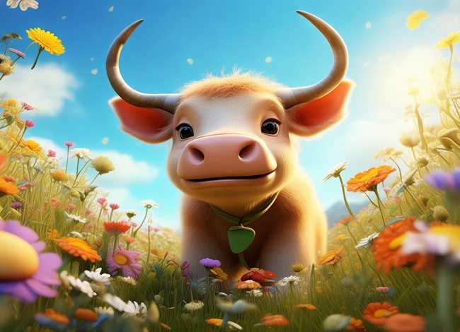 爱花的小牛绘本故事 爱花的小牛绘本故事内容