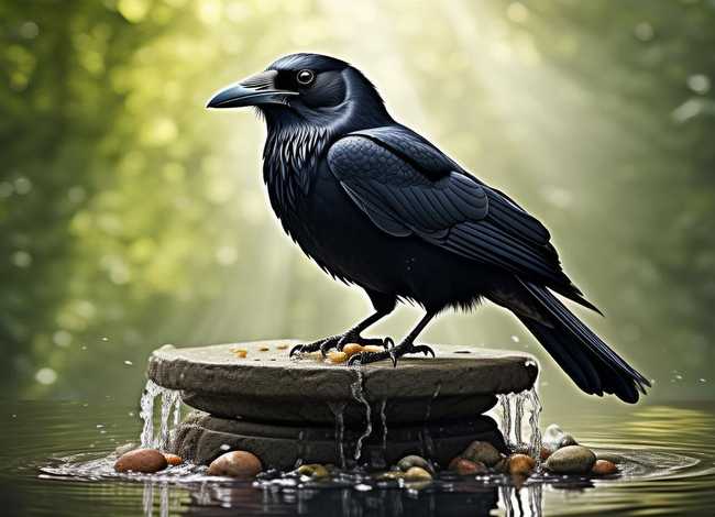 乌鸦喝水儿童故事告诉我们什么；乌鸦喝水这个故事告诉我们了什么