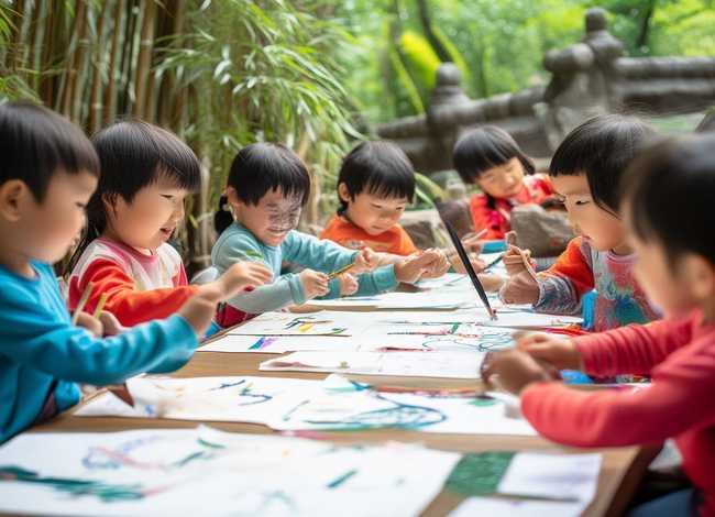 幼儿园水墨画课程故事，幼儿园水墨画课程故事分享