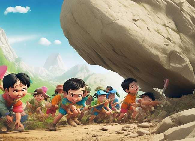 愚公移山的故事幼儿版 愚公移山的故事幼儿园