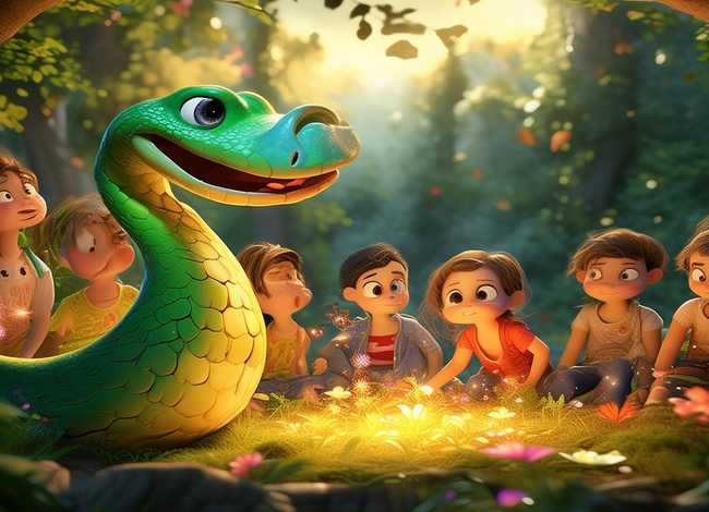 蛇的故事儿童音频；蛇的故事视频