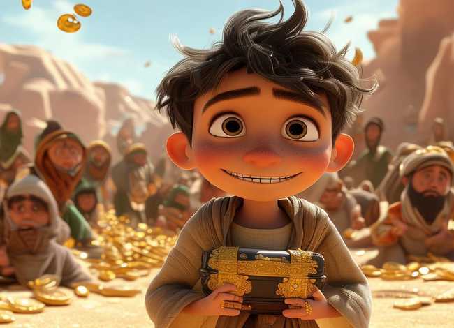 儿童故事大全阿里巴巴与四十大盗 - 少儿故事阿里巴巴与四十大盗