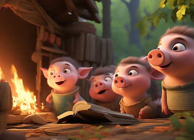 儿童英语故事三只小猪（少儿英语故事三只小猪）