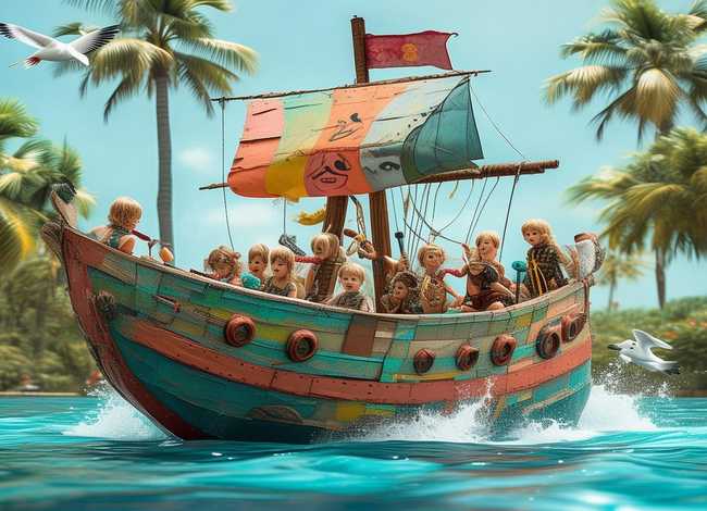 幼儿园海盗船的故事 - 幼儿园海盗船的故事文字