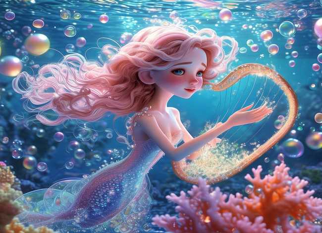 泡泡美人鱼童话故事，泡泡美人鱼故事在线听免费