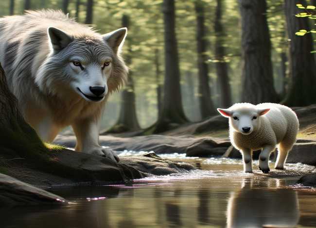 音频讲故事 - 音频讲故事狼和小羊的故事