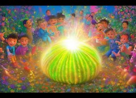 melon绘本故事儿童画（the magic melon绘本）