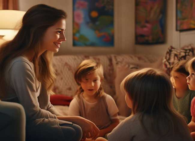 姐姐讲故事小孩、姐姐讲故事小孩视频