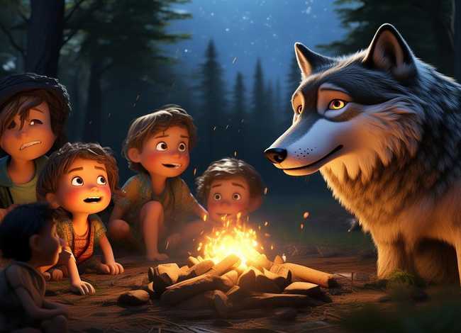 狼的故事幼儿 - 有关狼的故事幼儿故事