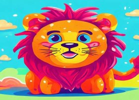 醒狮简笔画儿童画，醒狮绘画儿童简笔画