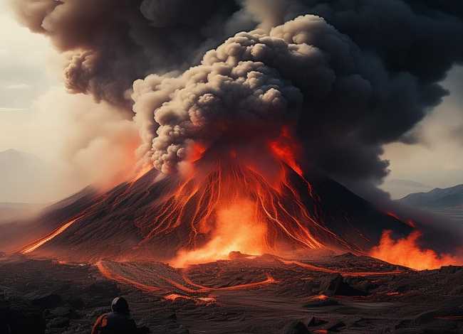 火山爆发的故事在线听，火山爆发的故事在线听书