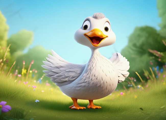 儿童早教古诗鹅，幼儿古诗视频动画版鹅