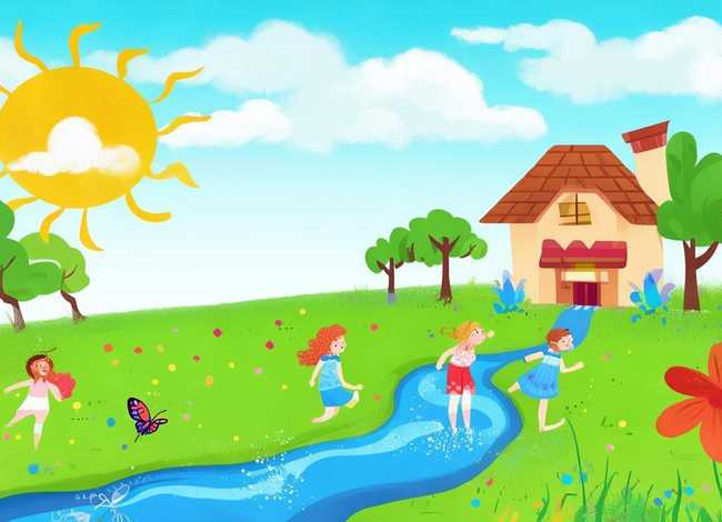 绘本故事绘画夏天、绘本故事绘画夏天怎么画