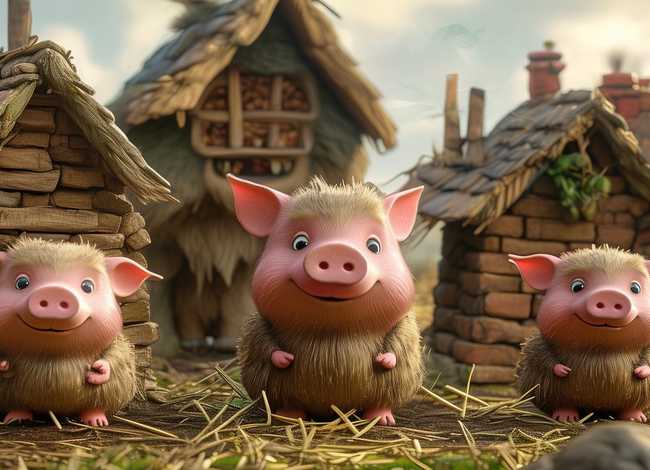 英语故事三只小猪、英语故事三只小猪最少句子 英语故事三只小猪、英语故事三只小猪最少句子