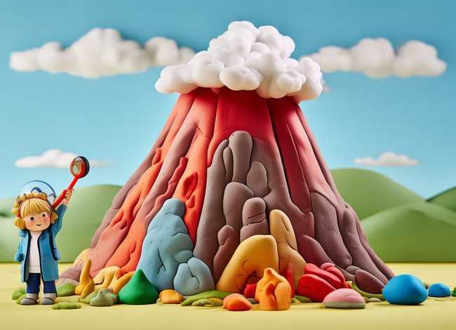 儿童火山爆发是怎样形成的（火山爆发原因儿童）
