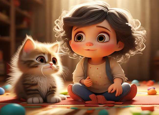 小猫的故事幼儿故事、小猫的故事幼儿故事绘画