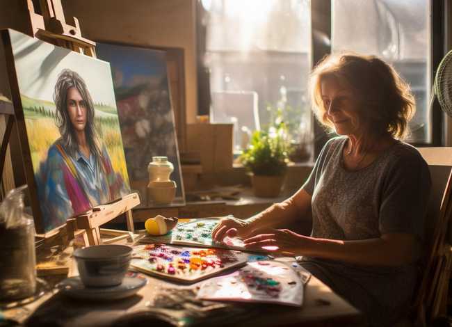 一个画家的故事；一个画家的故事短文