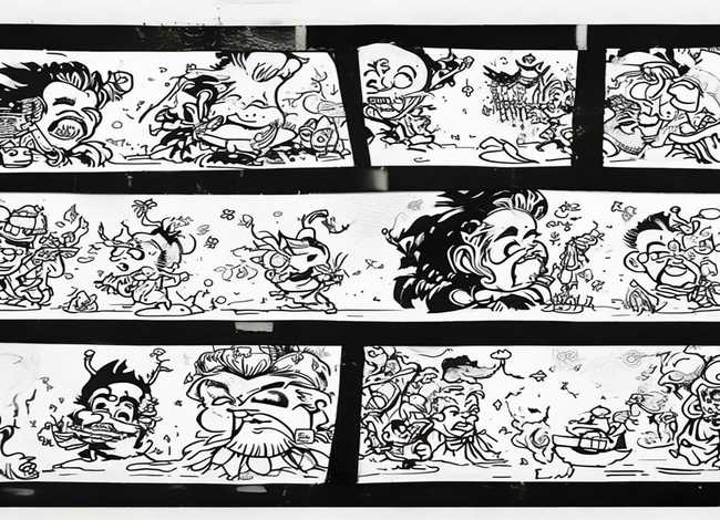 连环画绘本故事简笔画，连环画绘本故事简笔画图片