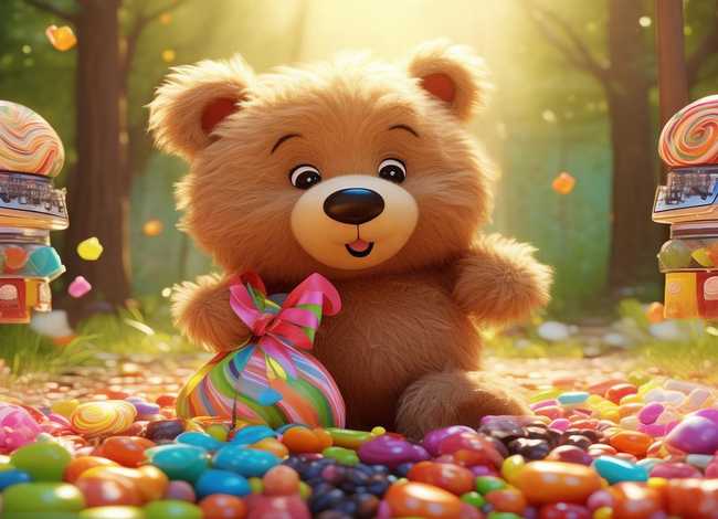 小熊买糖果的故事，小熊买糖果的故事教案